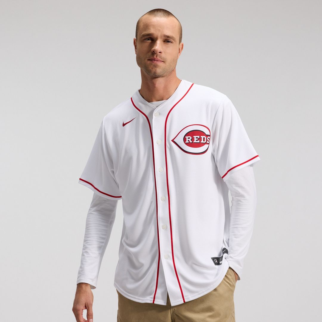 Cincinnati Reds Home Replica Team Jersey - White