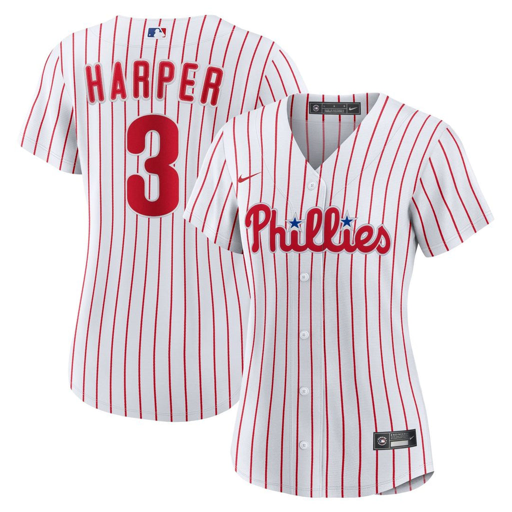 Philadelphia Phillies Bryce Harper Women's Home Replica Jersey - White