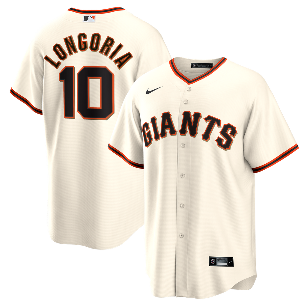 San Francisco Giants Evan Longoria Home Retired Replica Jersey - Cream