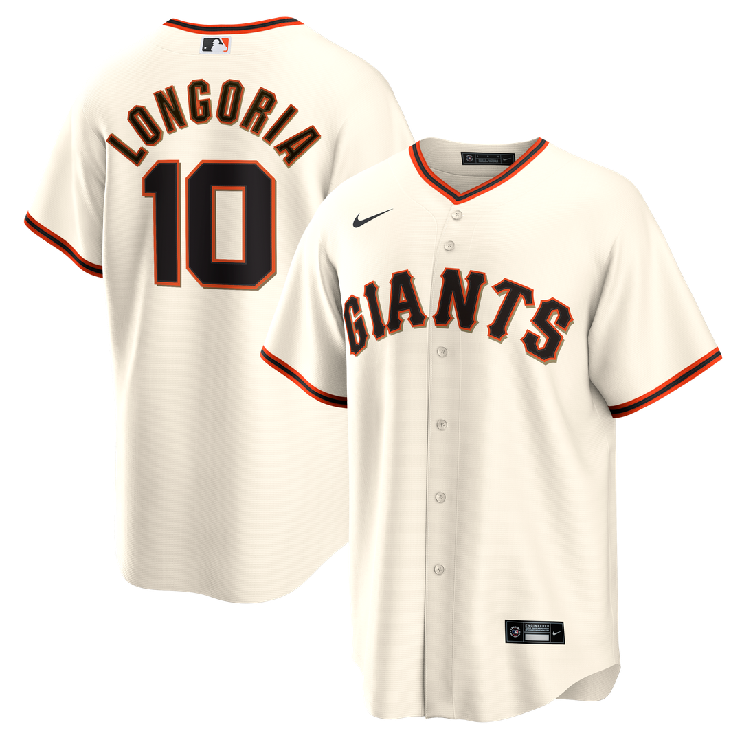 San Francisco Giants Evan Longoria Home Retired Replica Jersey - Cream