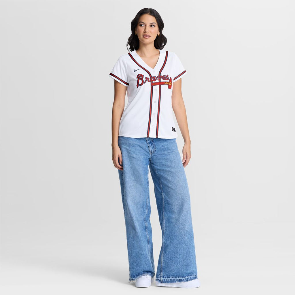Atlanta Braves Drake Baldwin Women's Home Replica Jersey - White