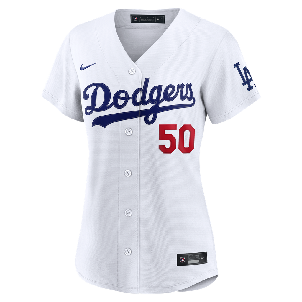 Los Angeles Dodgers Mookie Betts Women's Home Stadium Jersey - White