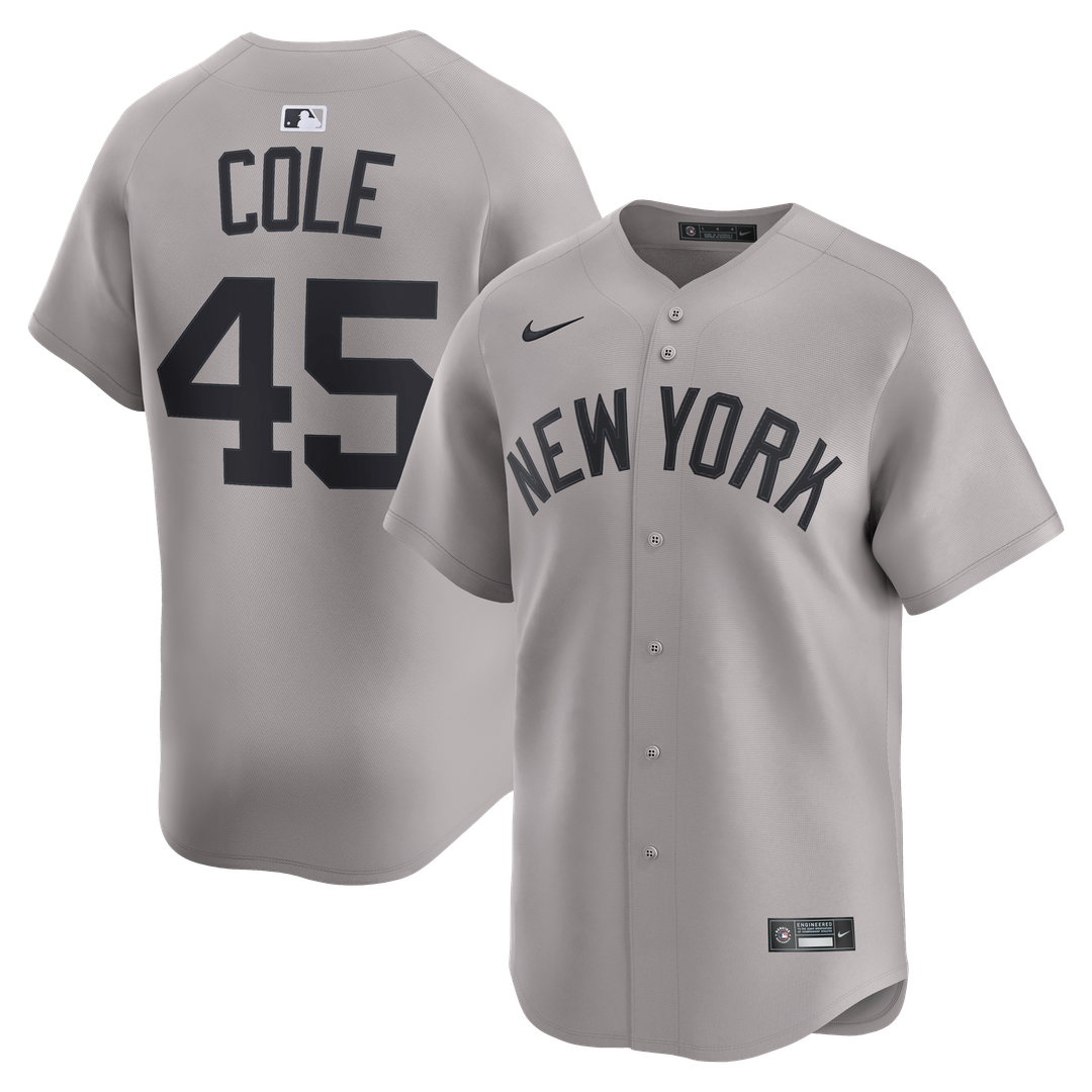 New York Yankees Gerrit Cole Home Limited Jersey - White