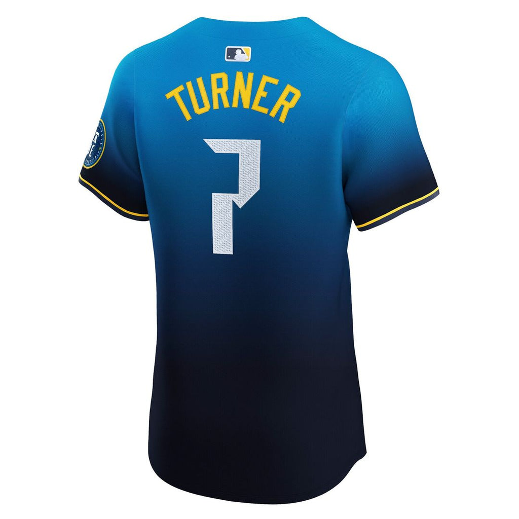 Philadelphia Phillies Trea Turner City Connect Elite Jersey - Navy
