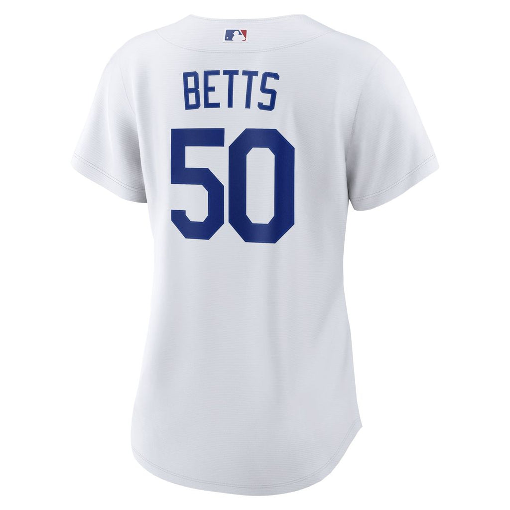 Los Angeles Dodgers Mookie Betts Women's Home Replica Jersey - White