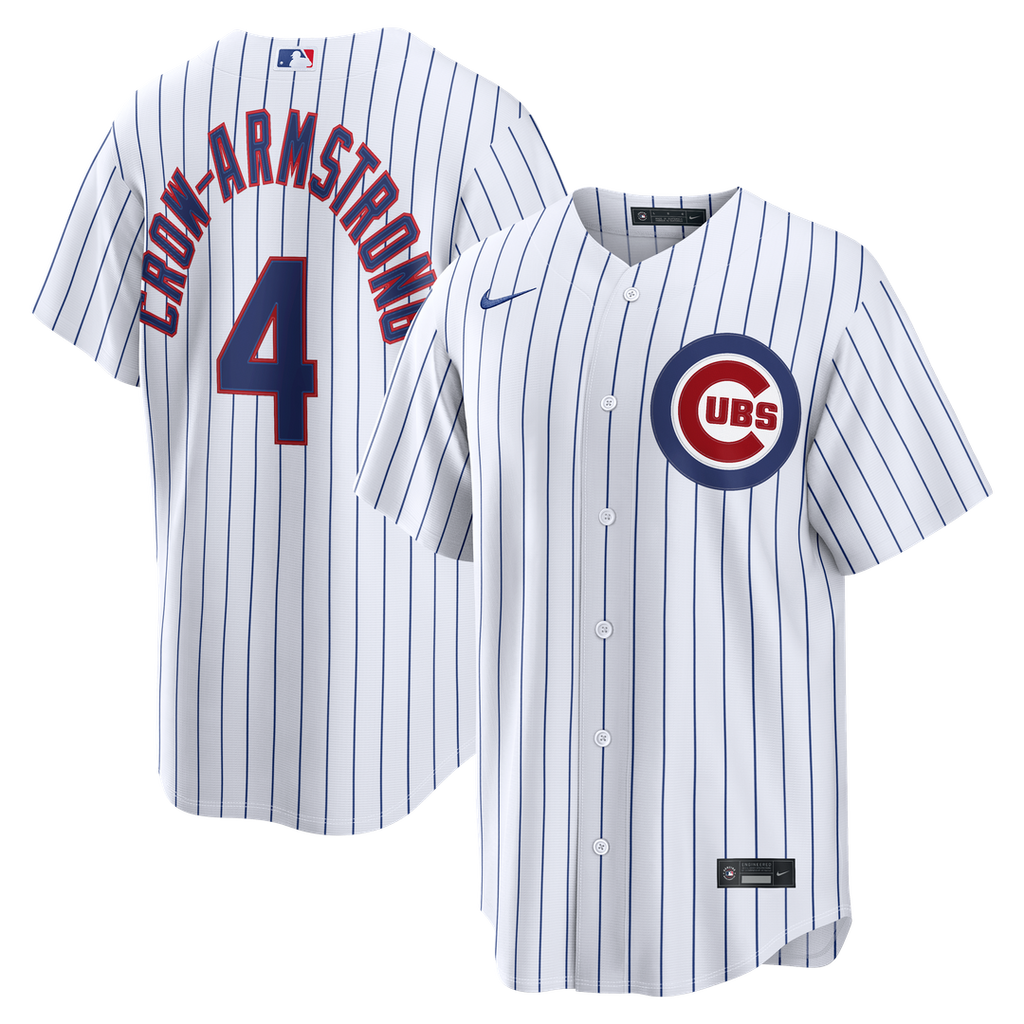 Chicago Cubs Pete Crow - Armstrong Home Replica Jersey - White