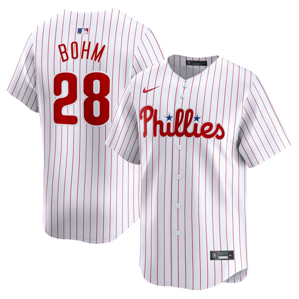 Philadelphia Phillies Alec Bohm Home Limited Jersey - White