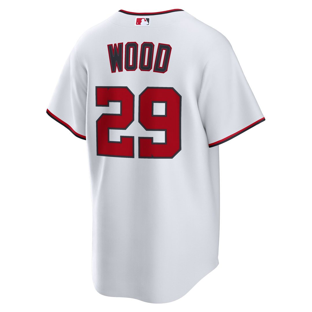 Washington Nationals James Wood Home Replica Jersey - White