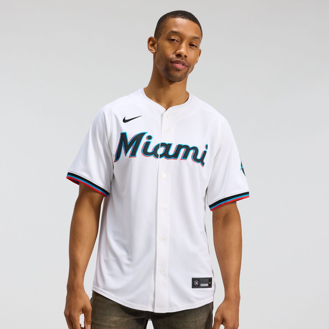 Miami Marlins Home Limited Jersey - White