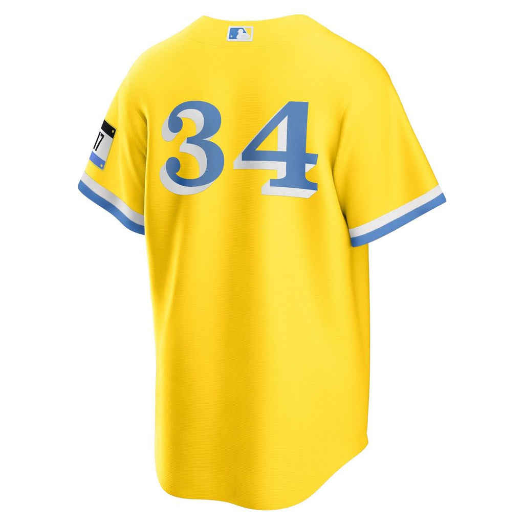 Boston Red Sox David Ortiz Retired Player City Connect Replica Jersey - Gold
