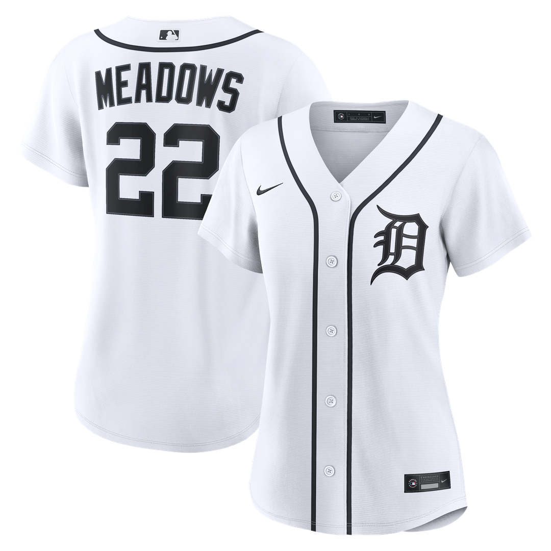 Detroit Tigers Parker Meadows Women's Home Replica Jersey - White