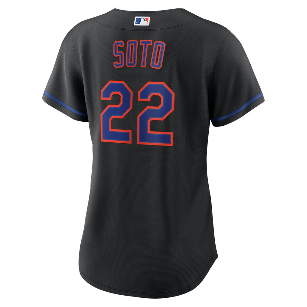New York Mets Juan Soto Women's Alternate Replica Jersey - Black