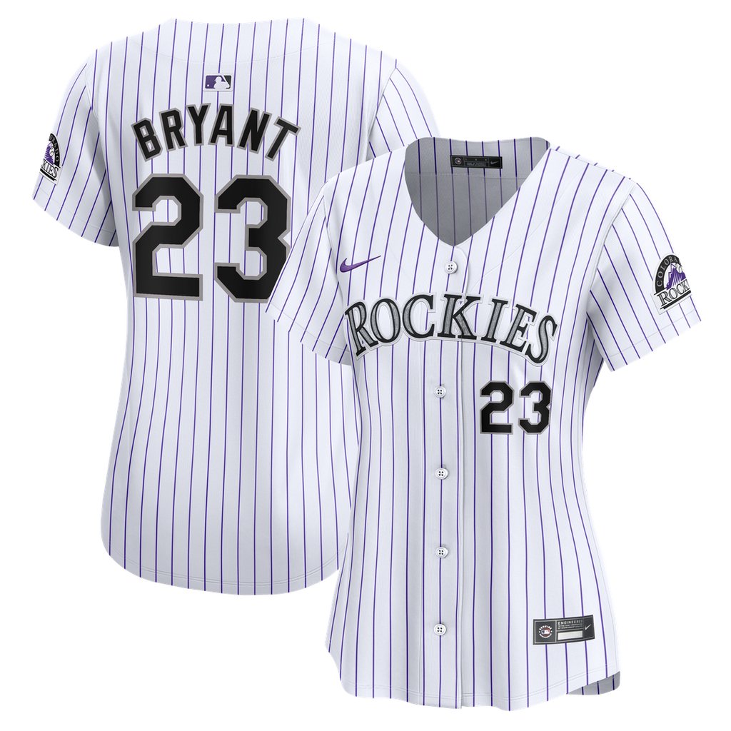 Colorado Rockies Kris Bryant Women's Home Limited Jersey - White