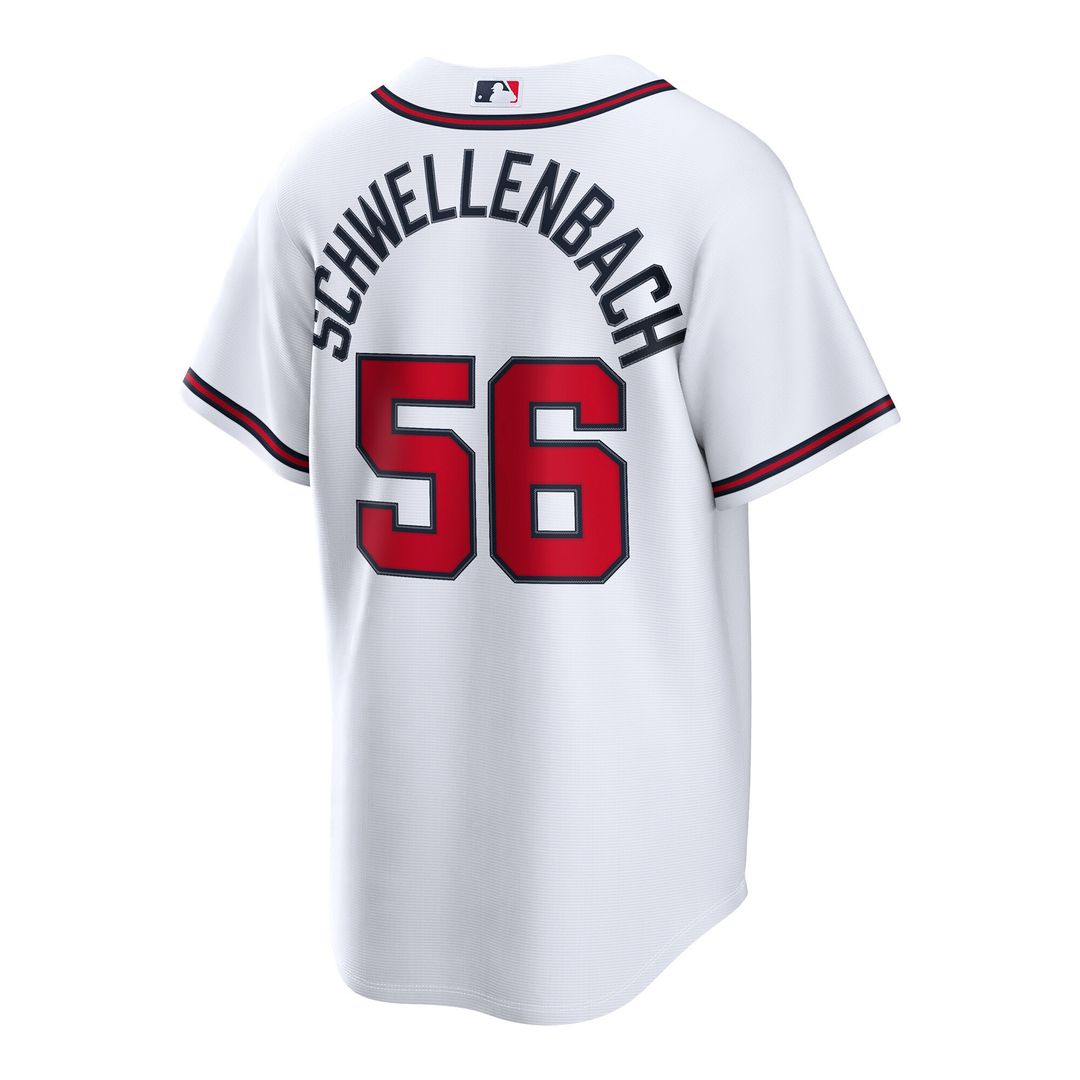 Atlanta Braves Spencer Schwellenbach Home Replica Jersey - White
