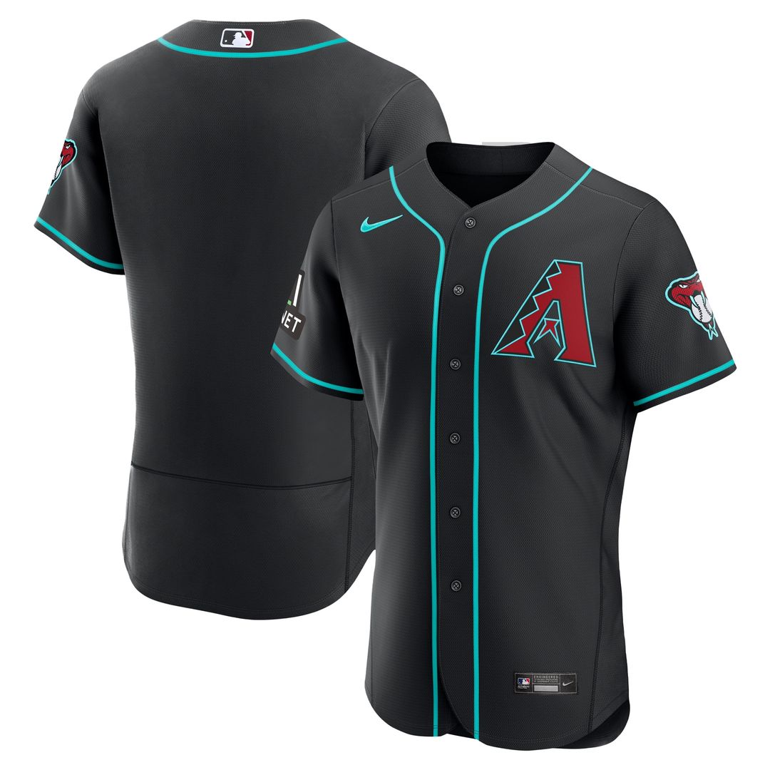 Arizona Diamondbacks Alternate Authentic Jersey - Black