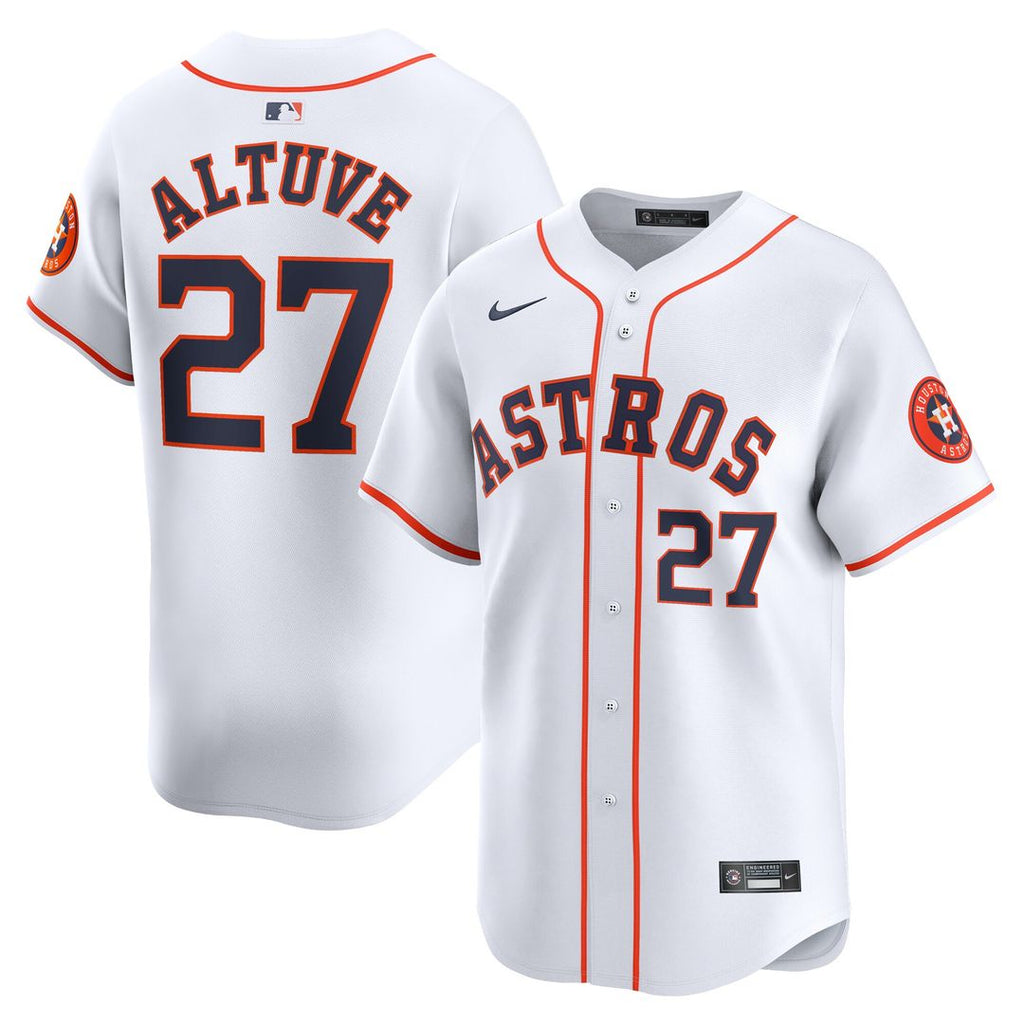 Houston Astros Jose Altuve Youth Home Limited Jersey - White