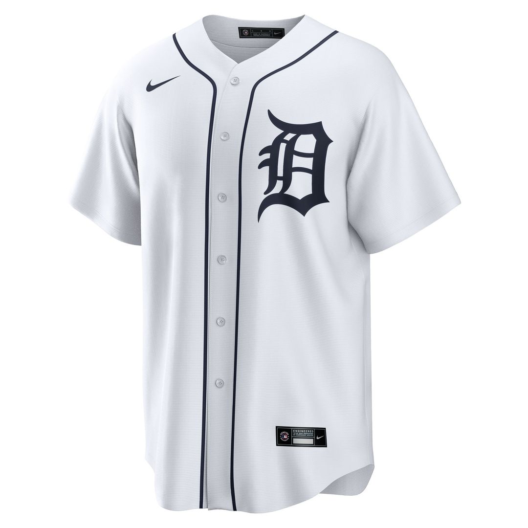 Detroit Tigers Dillon Dingler Home Replica Jersey - White