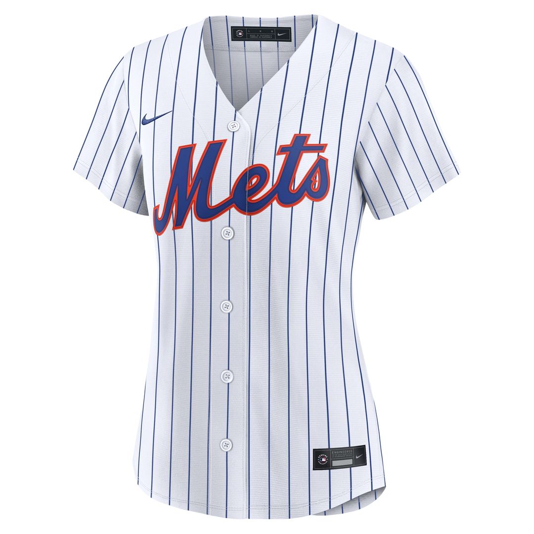 New York Mets Francisco Lindor Women's Home Replica Jersey - White