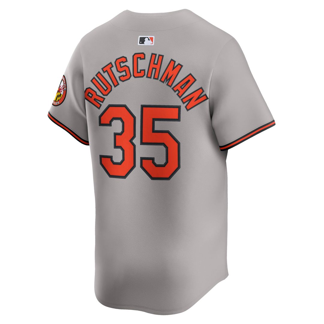 Baltimore Orioles Adley Rutschman Road Limited Jersey - Gray