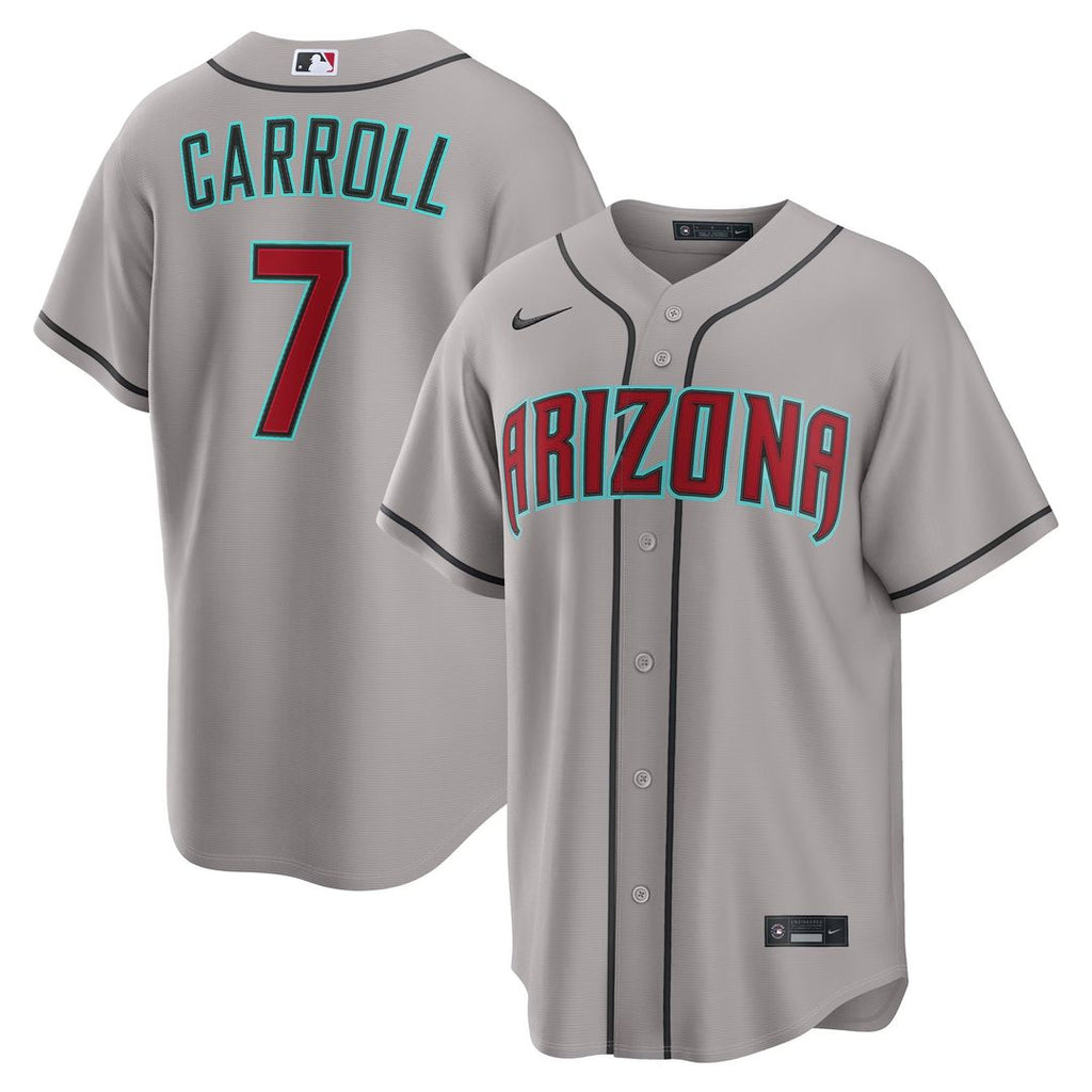 Arizona Diamondbacks Corbin Carroll Road Replica Jersey - Gray