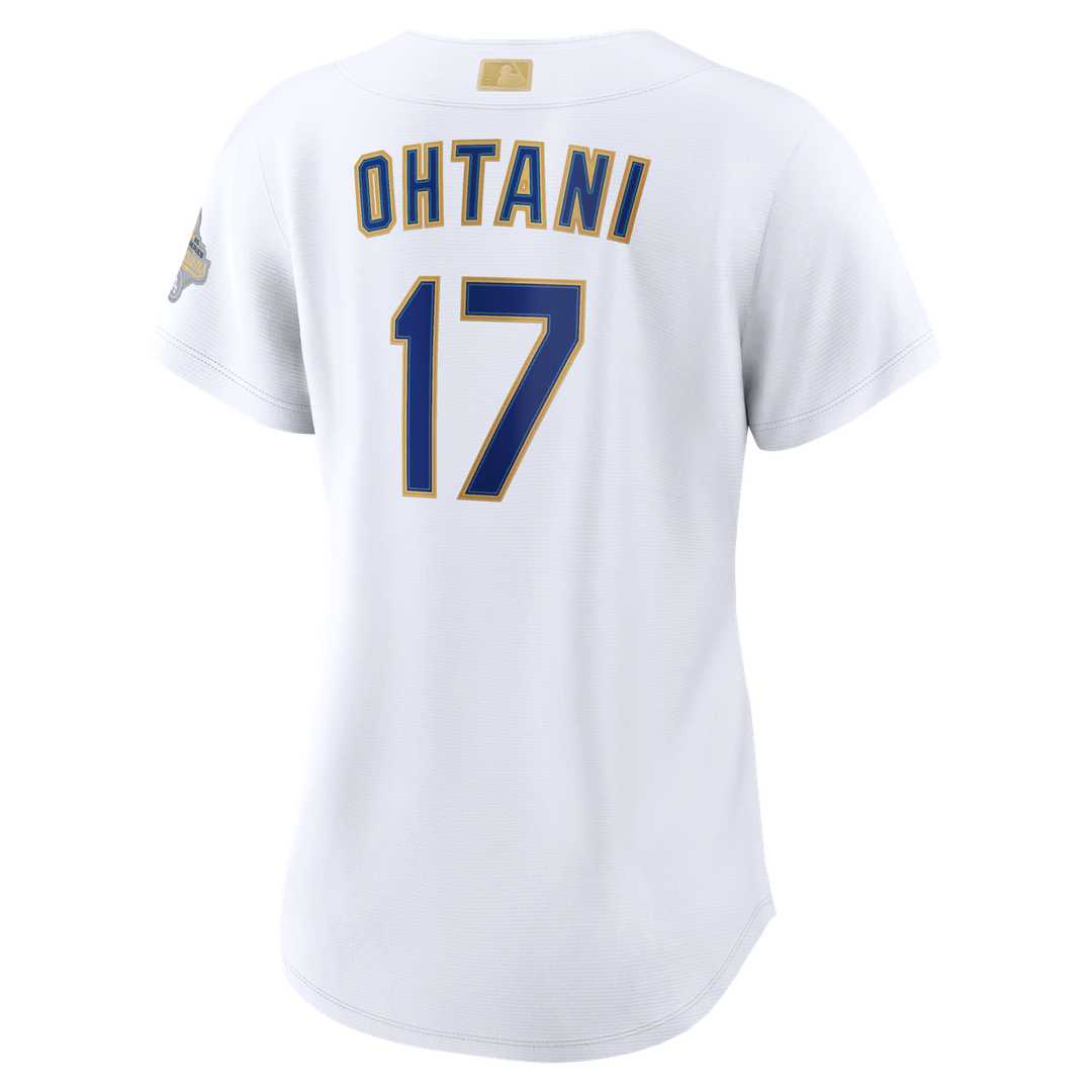 Los Angeles Dodgers Shohei Ohtani Women's 2026 Gold Collection Stadium Jersey - White
