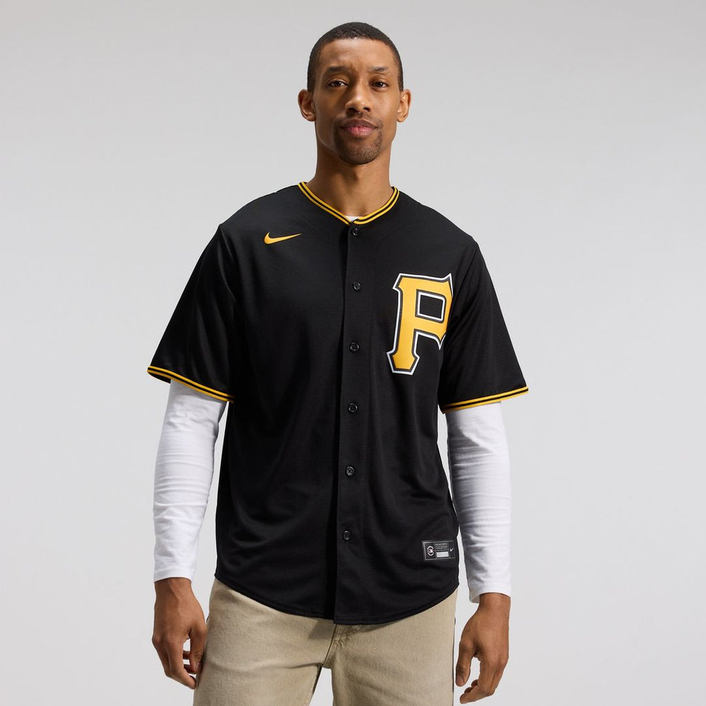 Pittsburgh Pirates Alternate Replica Team Jersey - Black