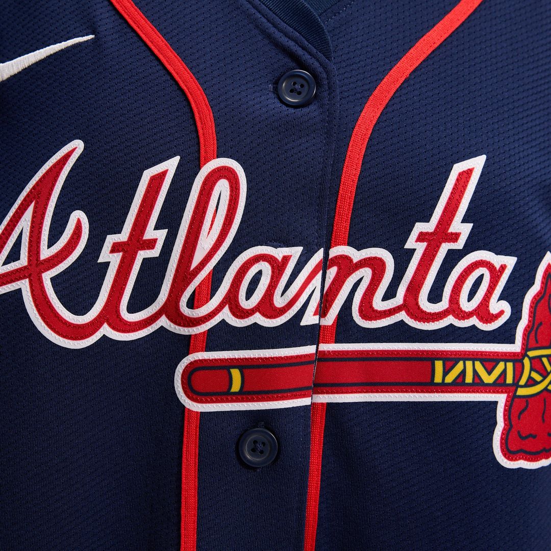 Atlanta Braves Ronald Acuña Jr. Women's Alternate Limited Jersey - Navy