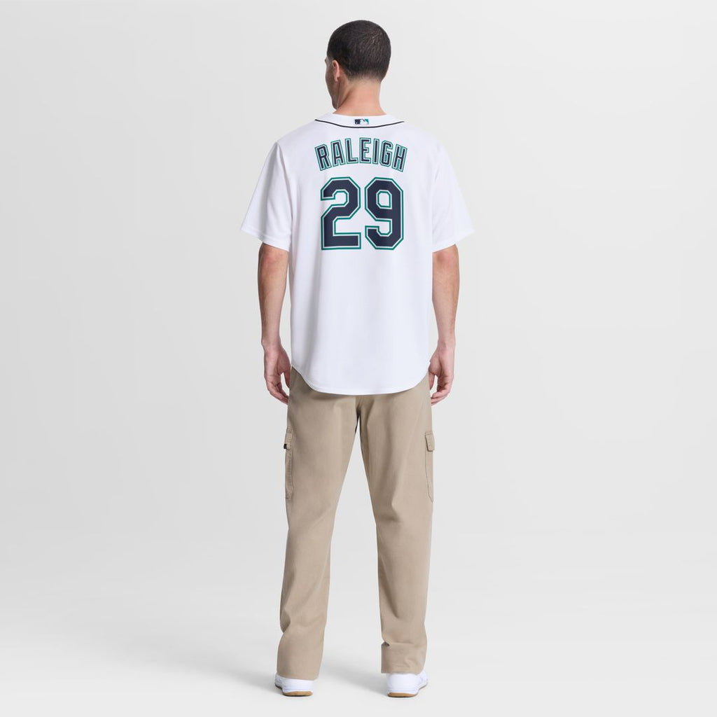 Seattle Mariners Cal Raleigh Home Replica Jersey - White
