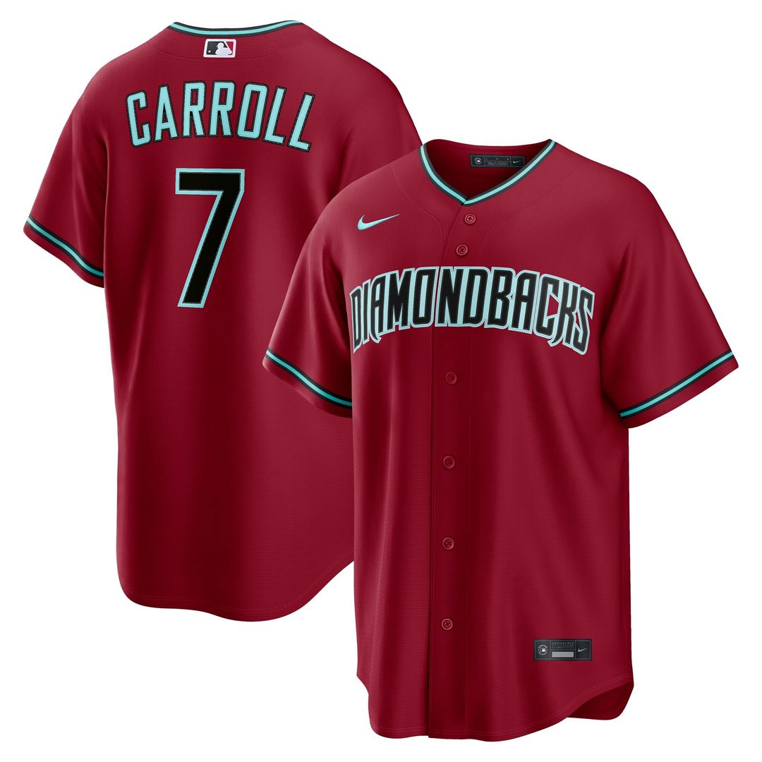 Arizona Diamondbacks Corbin Carroll Alternate 2 Replica Jersey - Crimson
