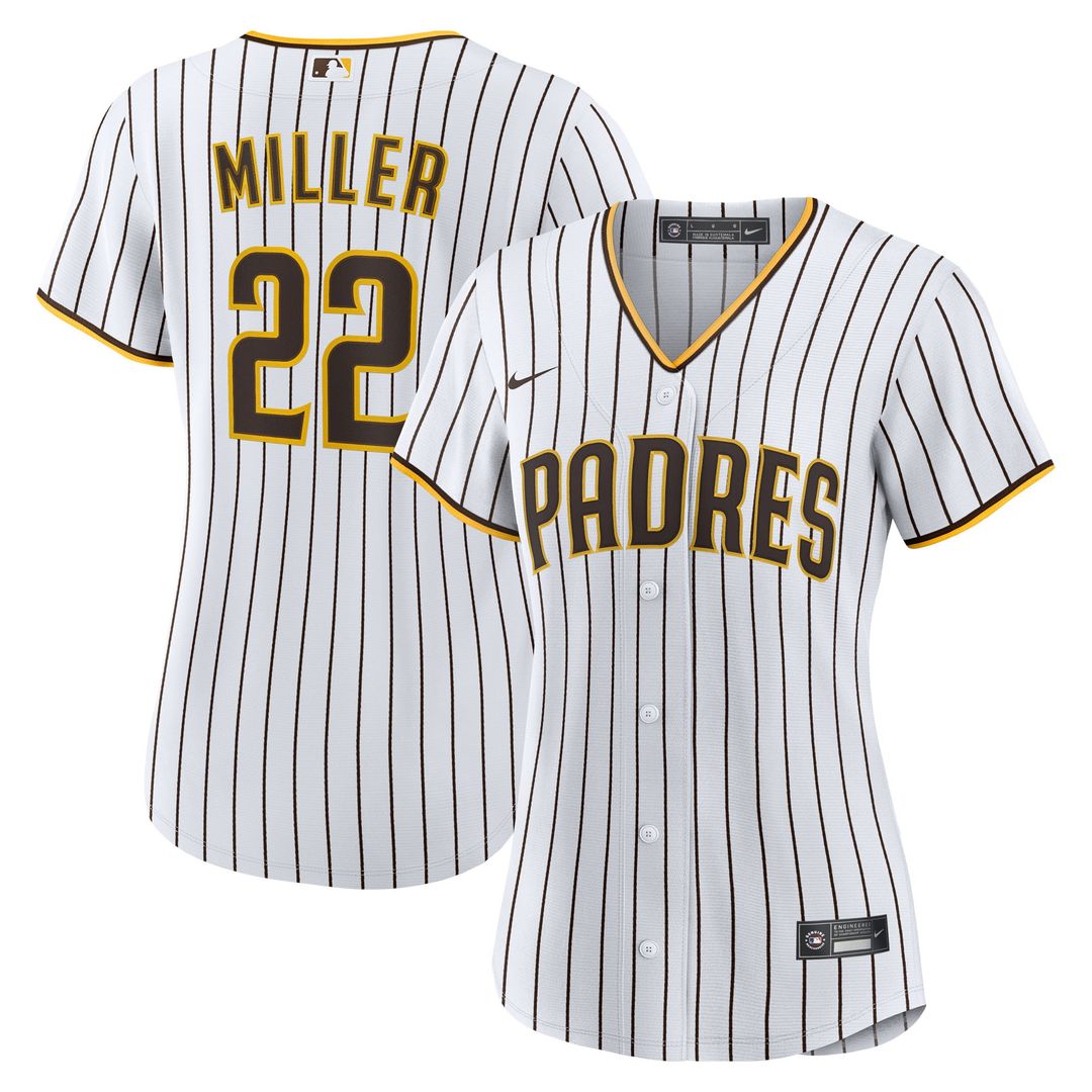 San Diego Padres Mason Miller Women's Home Replica Jersey - White