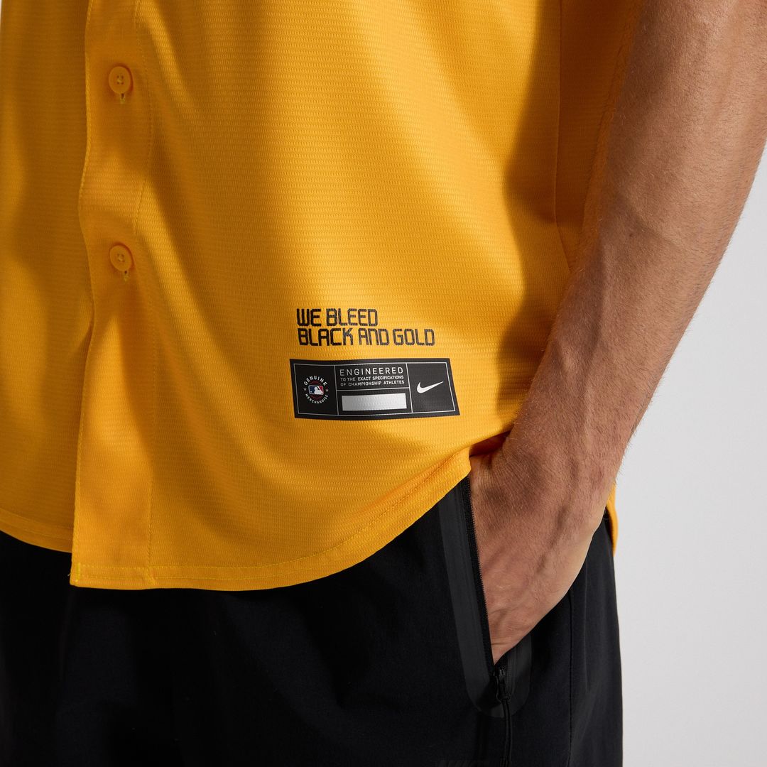 Pittsburgh Pirates City Connect Replica Jersey - Gold