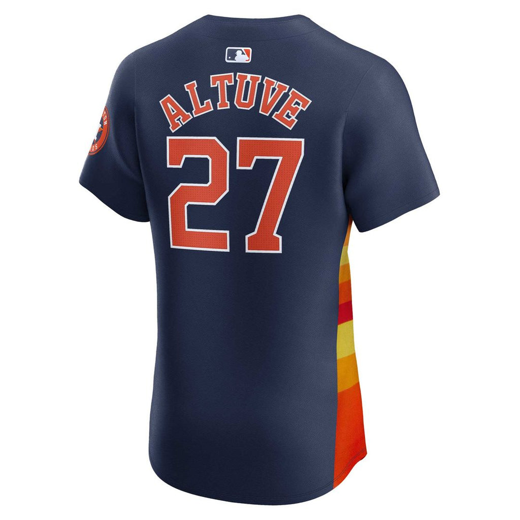 Houston Astros Jose Altuve Alternate Elite Jersey - Navy