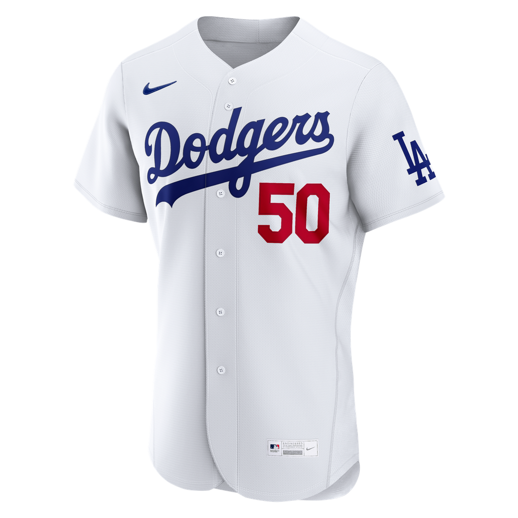 Los Angeles Dodgers Mookie Betts Home Authentic Jersey - White
