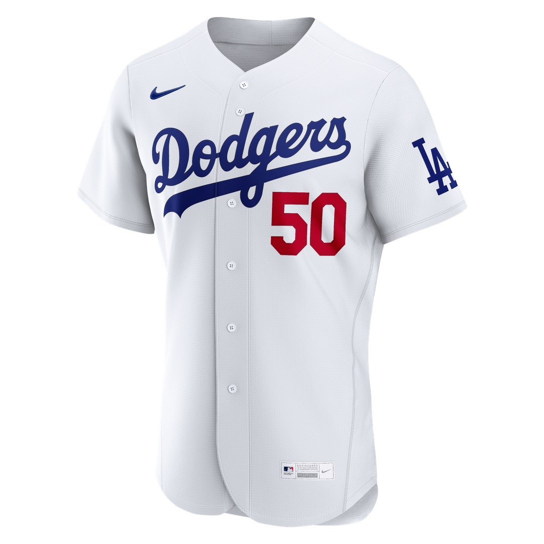 Los Angeles Dodgers Mookie Betts Home Authentic Jersey - White