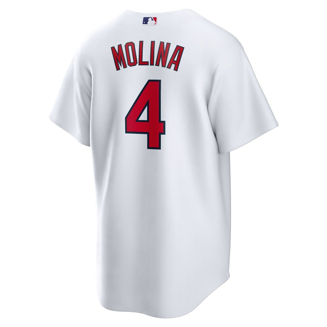 St. Louis Cardinals Yadier Molina Home Replica Retired Player Jersey - White