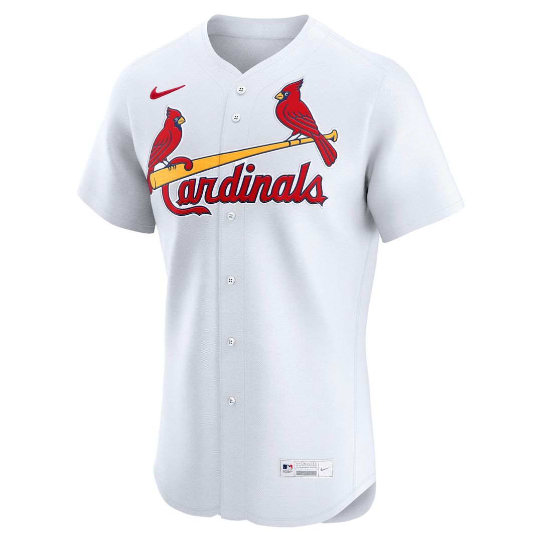 St. Louis Cardinals Home Elite Jersey - White