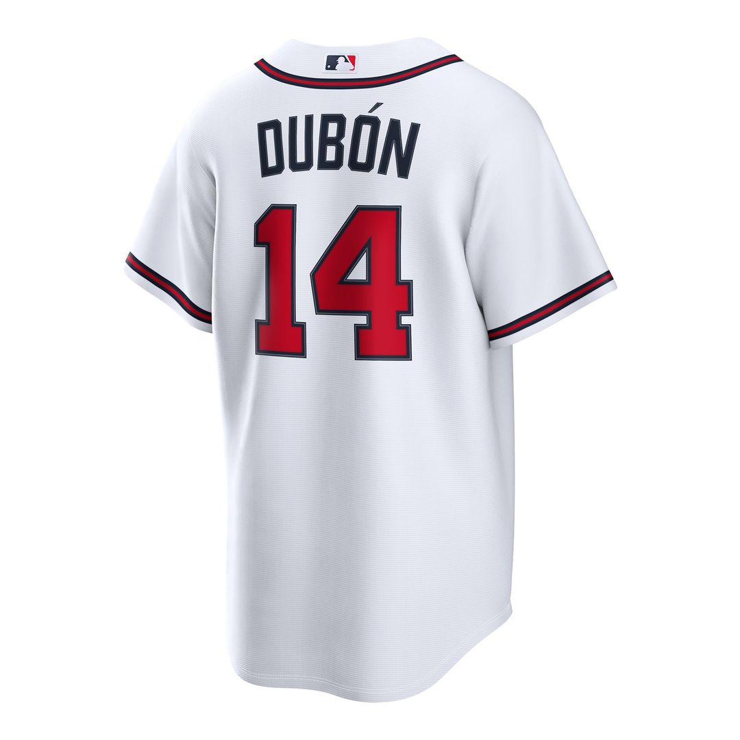 Atlanta Braves Mauricio Dubón Home Replica Jersey - White