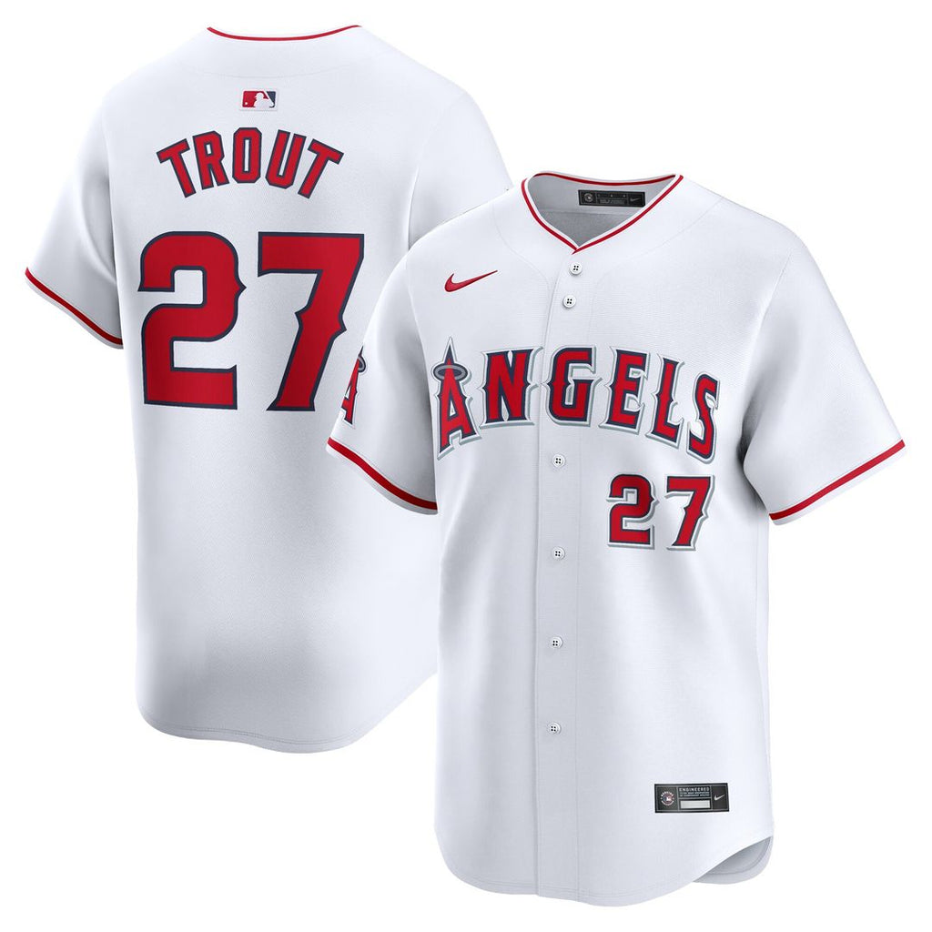 Los Angeles Angels Mike Trout Youth Home Limited Jersey - White