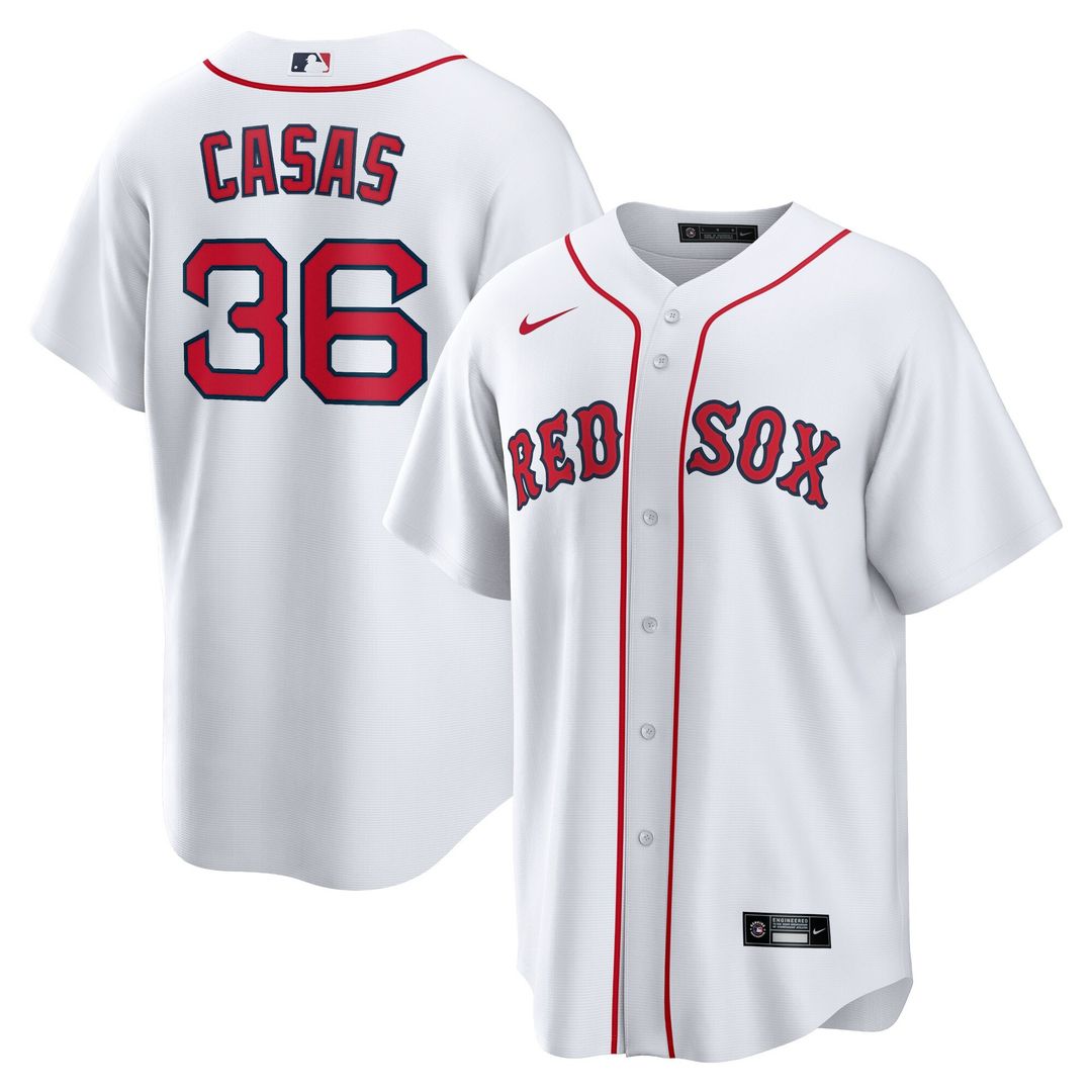 Boston Red Sox Triston Casas Home Replica Jersey - White