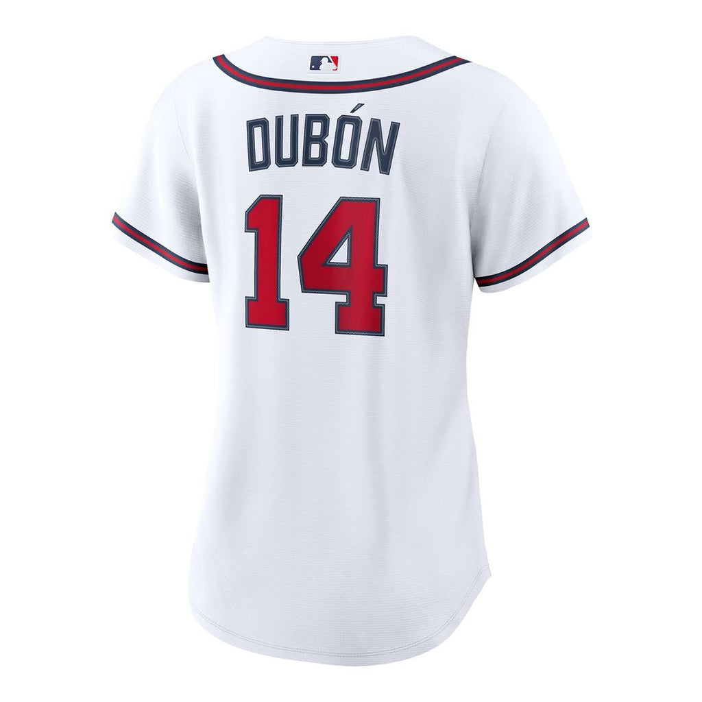 Atlanta Braves Mauricio Dubón Women's Home Replica Jersey - White