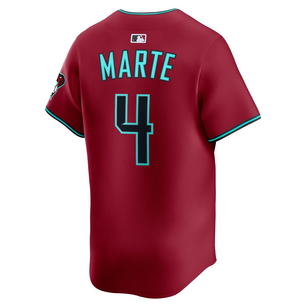 Arizona Diamondbacks Ketel Marte Alternate Limited Jersey - Black