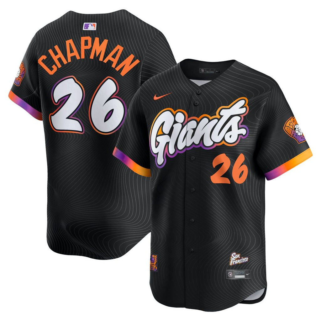 San Francisco Giants Matt Chapman 2025 City Connect Limited Jersey - Anthracite