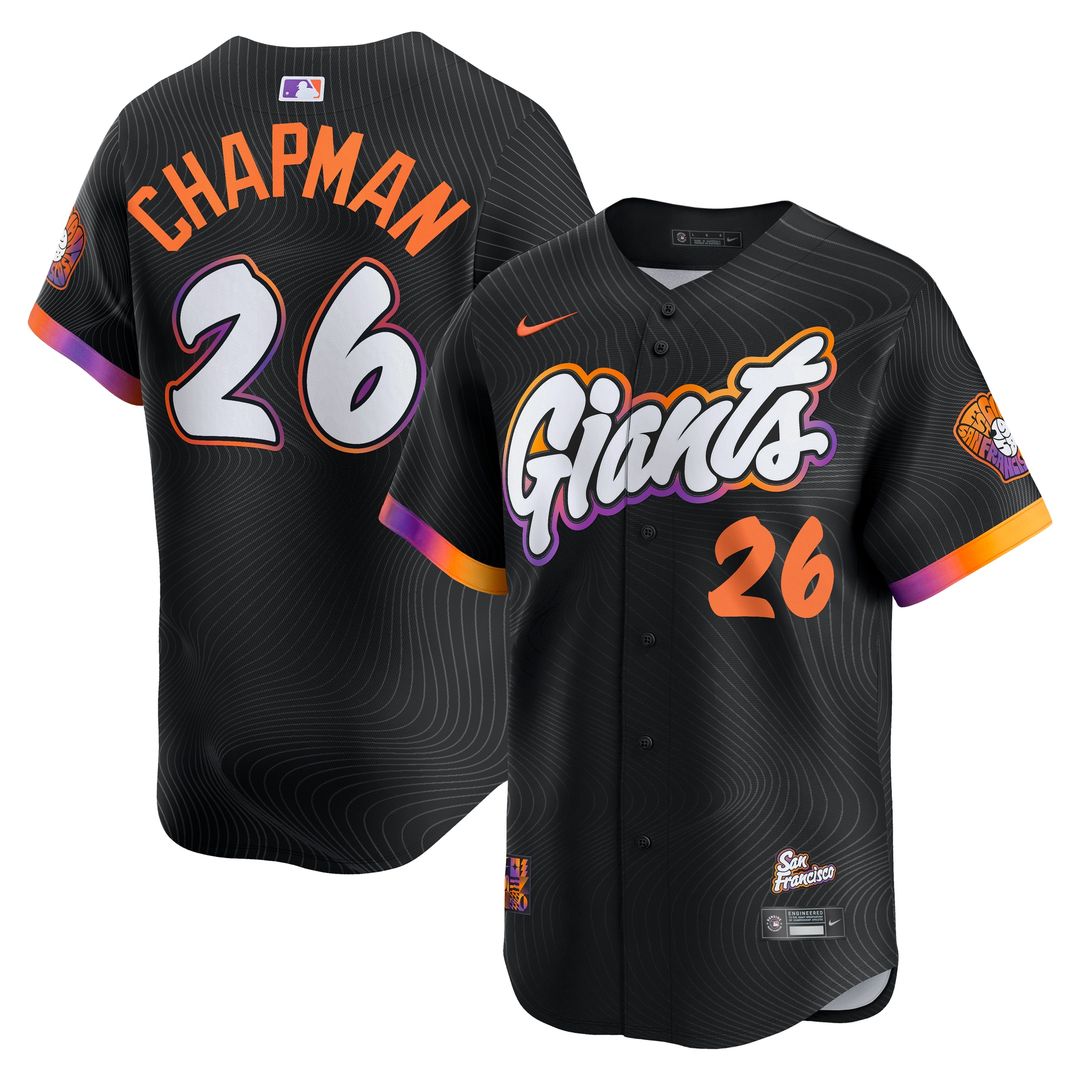 San Francisco Giants Matt Chapman 2025 City Connect Limited Jersey - Anthracite
