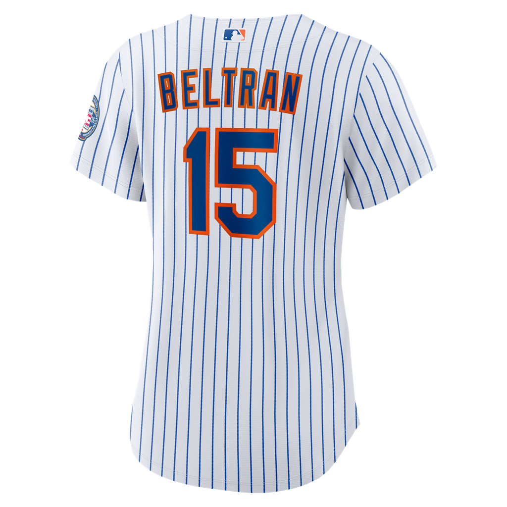 New York Mets Carlos Beltran Women's 2026 Baseball Hall of Fame Retired Replica Jersey - White
