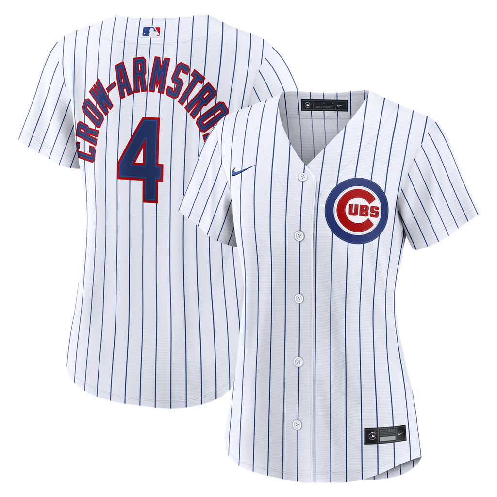 Chicago Cubs Pete Crow - Armstrong Women's Home Replica Jersey - White