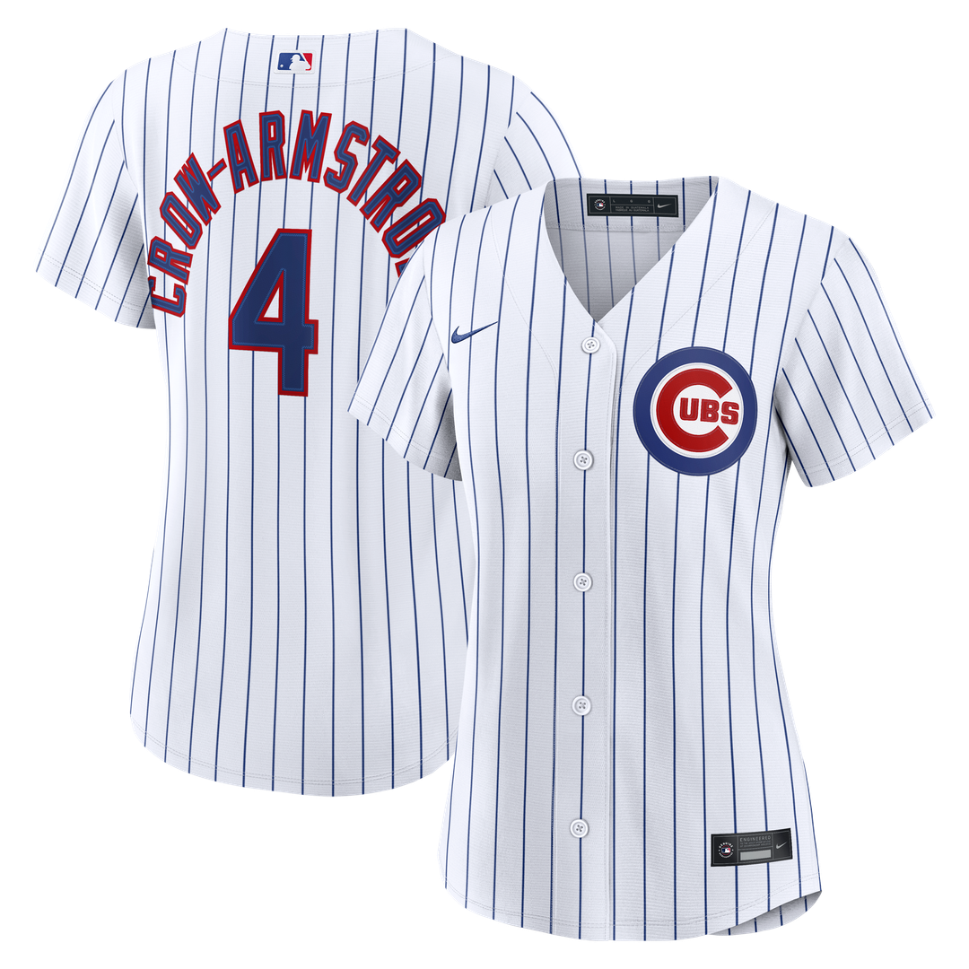 Chicago Cubs Pete Crow - Armstrong Women's Home Replica Jersey - White