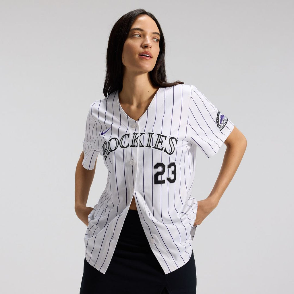 Colorado Rockies Kris Bryant Women's Home Limited Jersey - White