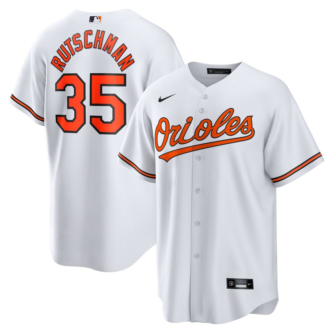 Baltimore Orioles Adley Rutschman Replica Jersey - White