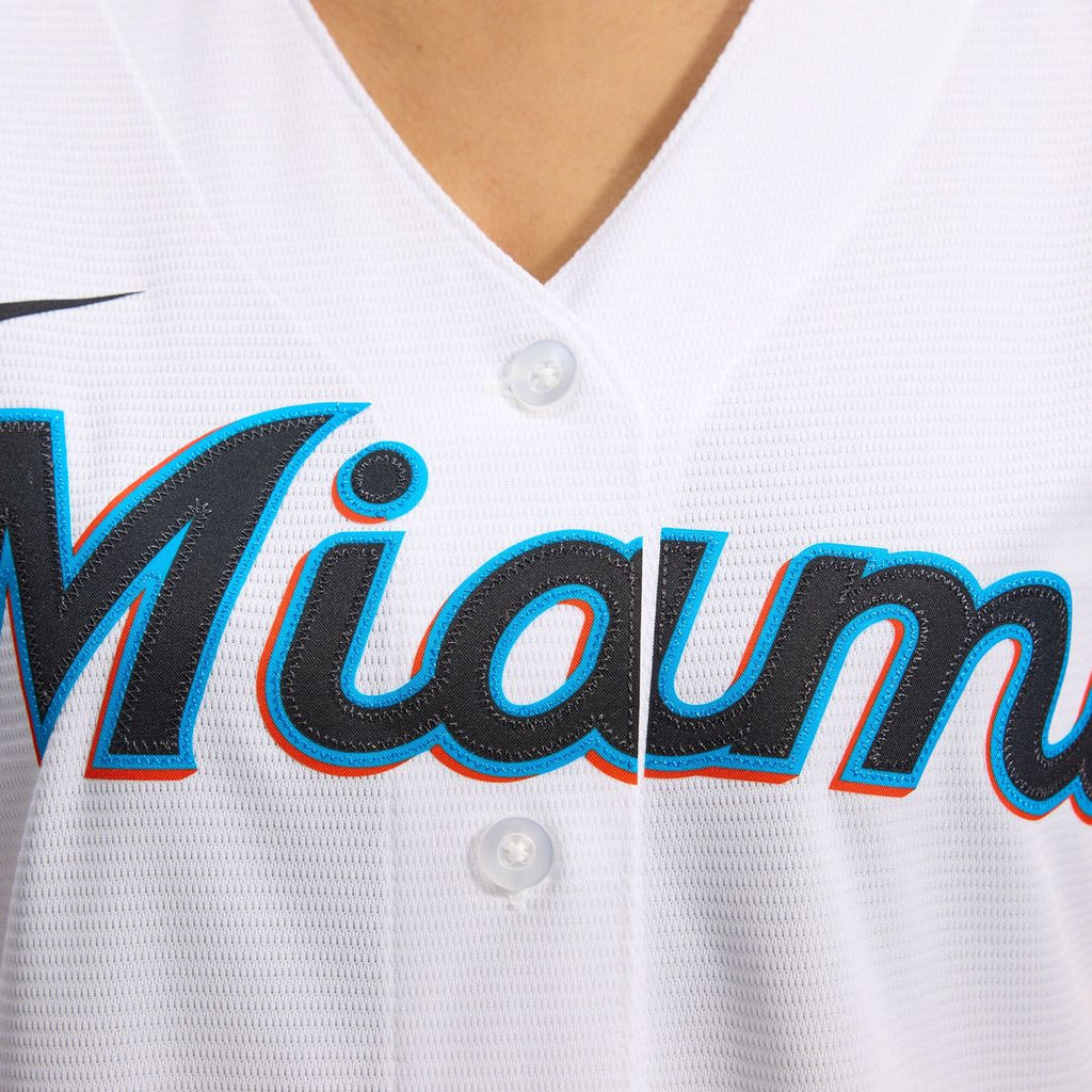Miami Marlins Women's Replica Team Jersey - White