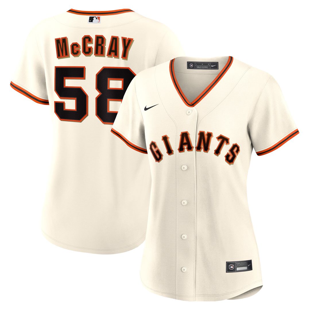 San Francisco Giants Grant McCray Women's Home Replica Jersey - Cream